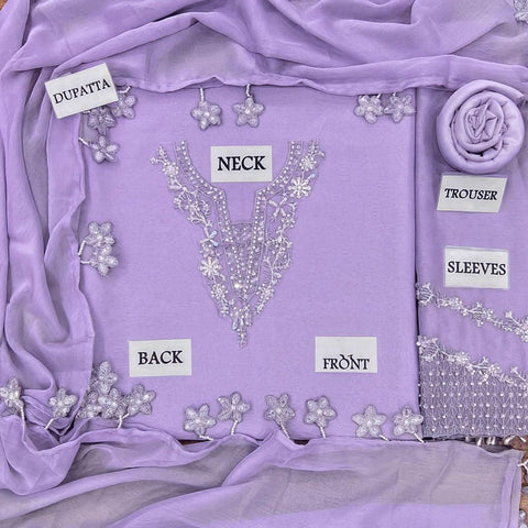 BAROOQUE Luxury Chiffon Hand Embellished Festive Collection 2025/26