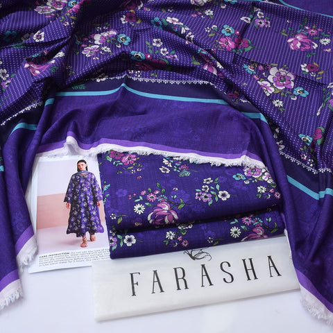 FARASHA – Khaddar 3PC Winter Collection (Unstitched)