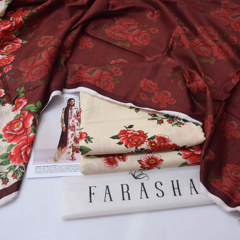 FARASHA – Khaddar 3PC Winter Collection (Unstitched)