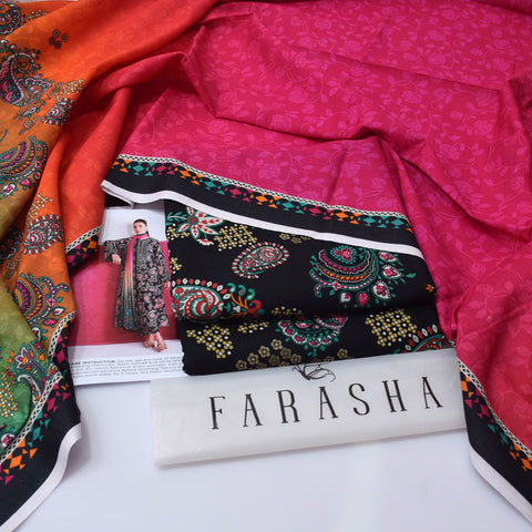 FARASHA – Khaddar 3PC Winter Collection (Unstitched)
