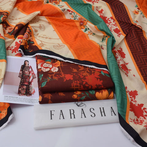 FARASHA – Khaddar 3PC Winter Collection (Unstitched)
