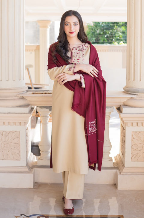 FARASHA – Khaddar 3PC Winter Collection (Unstitched)