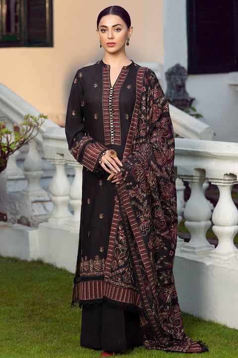 Bareez'e Winter Dhanak Collection - Flat lay with shawl