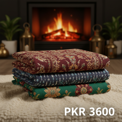 FARASHA Khaddar 3PC Winter Collection Premium Image
