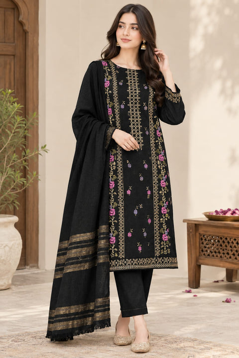 Elaiche Design | Winter Collection | Slub Khadder 3-Piece