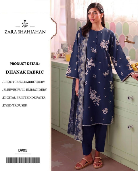 Winter Collection Brands Hit Codes – Dhanak 3-Piece Suit