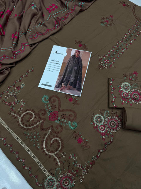 Winter Collection Brands Hit Codes – Dhanak 3-Piece Suit