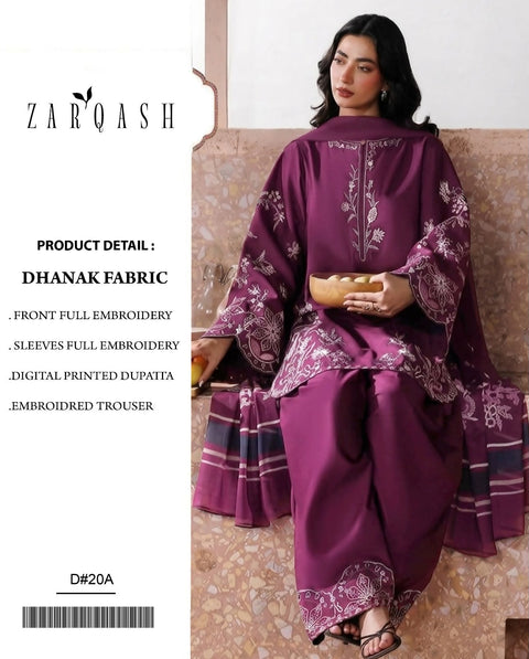 Winter Collection Brands Hit Codes – Dhanak 3-Piece Suit