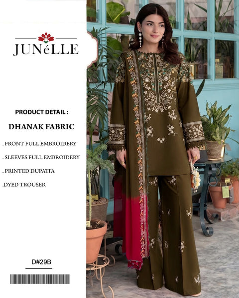 Winter Collection Brands Hit Codes – Dhanak 3-Piece Suit