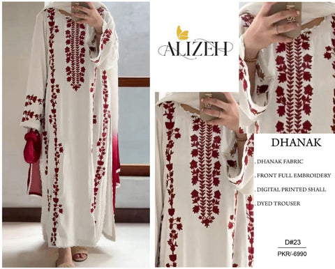 Winter Collection Brands Hit Codes – Dhanak 3-Piece Suit