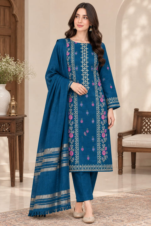 Elaiche Design | Winter Collection | Slub Khadder 3-Piece