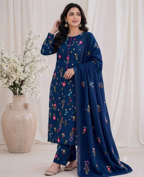 Indian Boti 3PC Winter Dhanak Collection