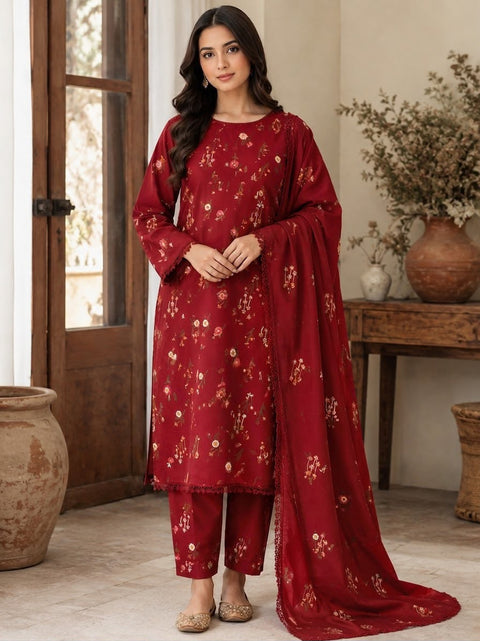 Indian Boti 3PC Winter Dhanak Collection