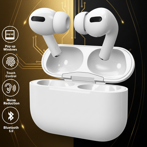 Premium Wireless Earbuds with Active Noise Cancellation & Smart Touch